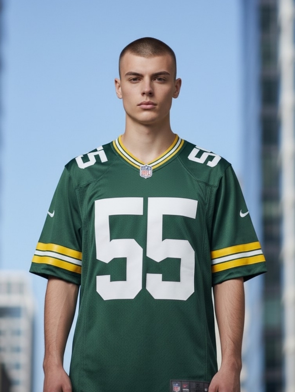 Nike Men's Size Small Za’Darius Smith #55 Green Bay Packers  On Field Jersey Nfl